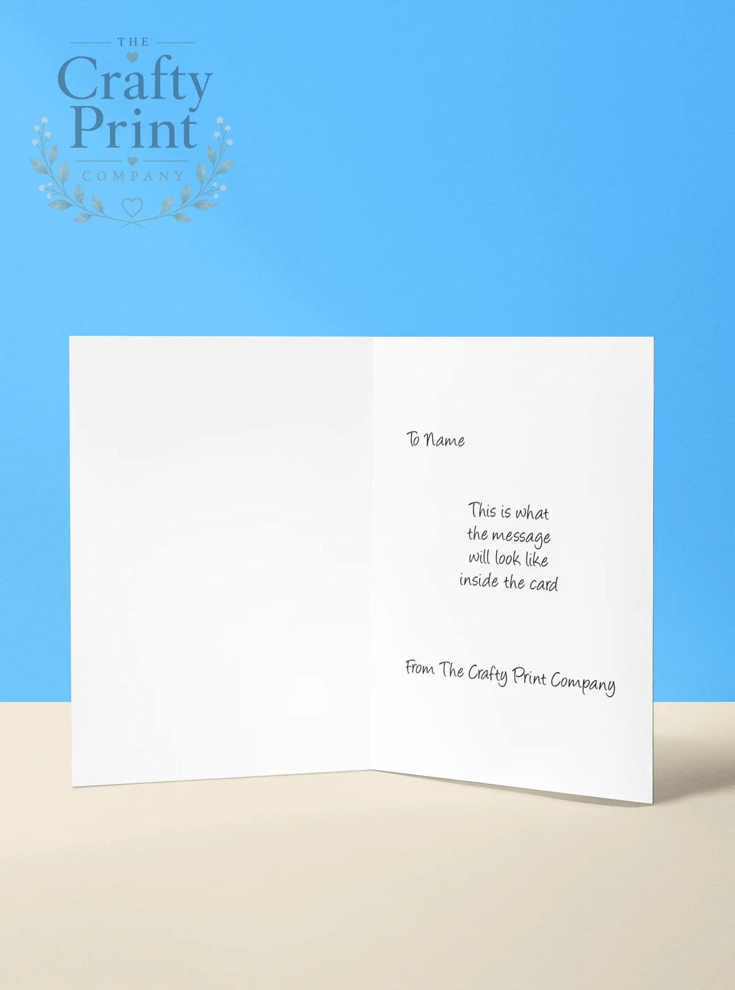 Personalised Over the Rainbow Bridge Dog Memorial A5 Card