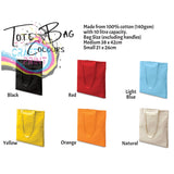 Personalised Robin Cotton Tote Bag - Shopping Totes