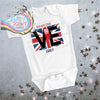Personalised VE Day Flag Baby Vest - One-Pieces