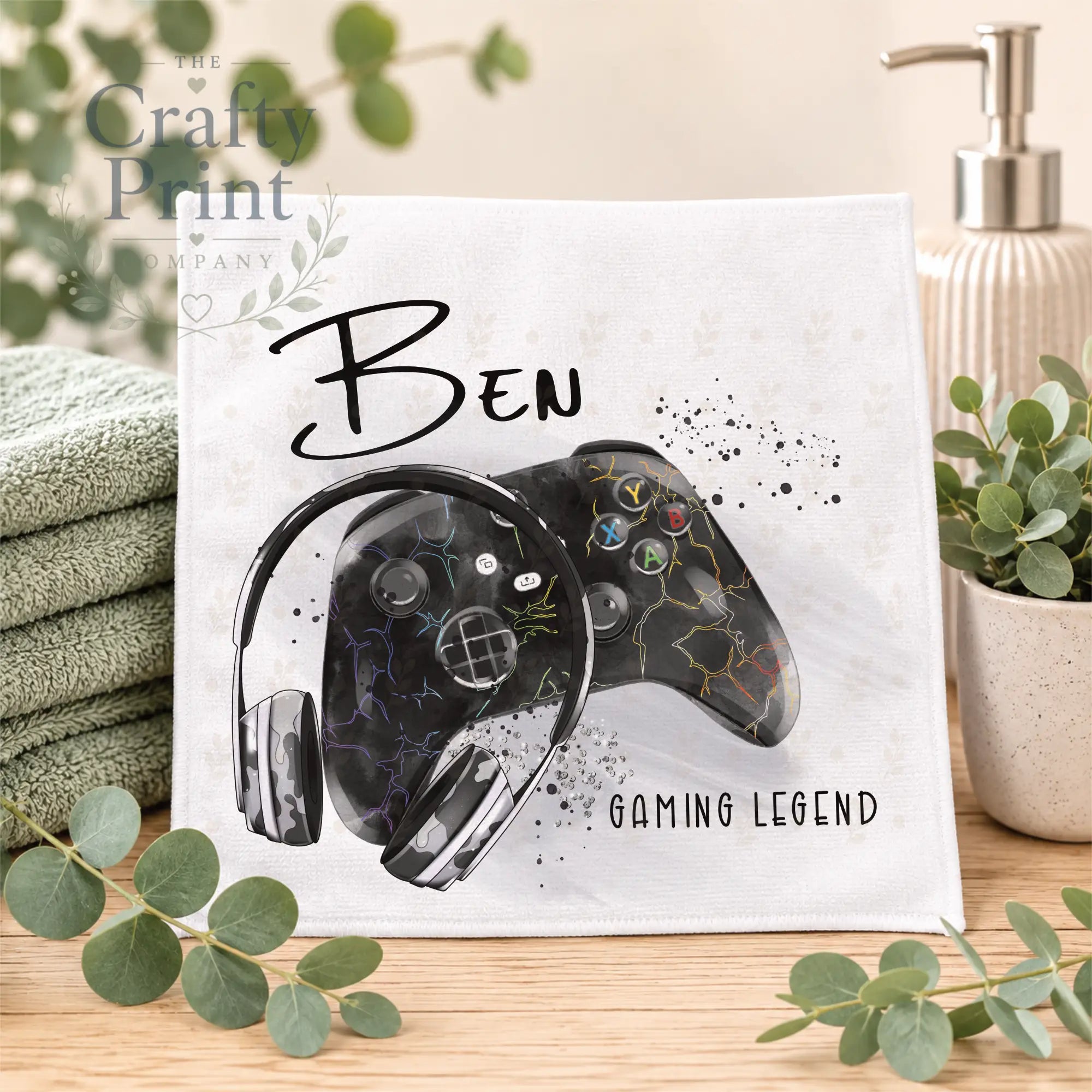Personalised Xbox Controller Face Cloth