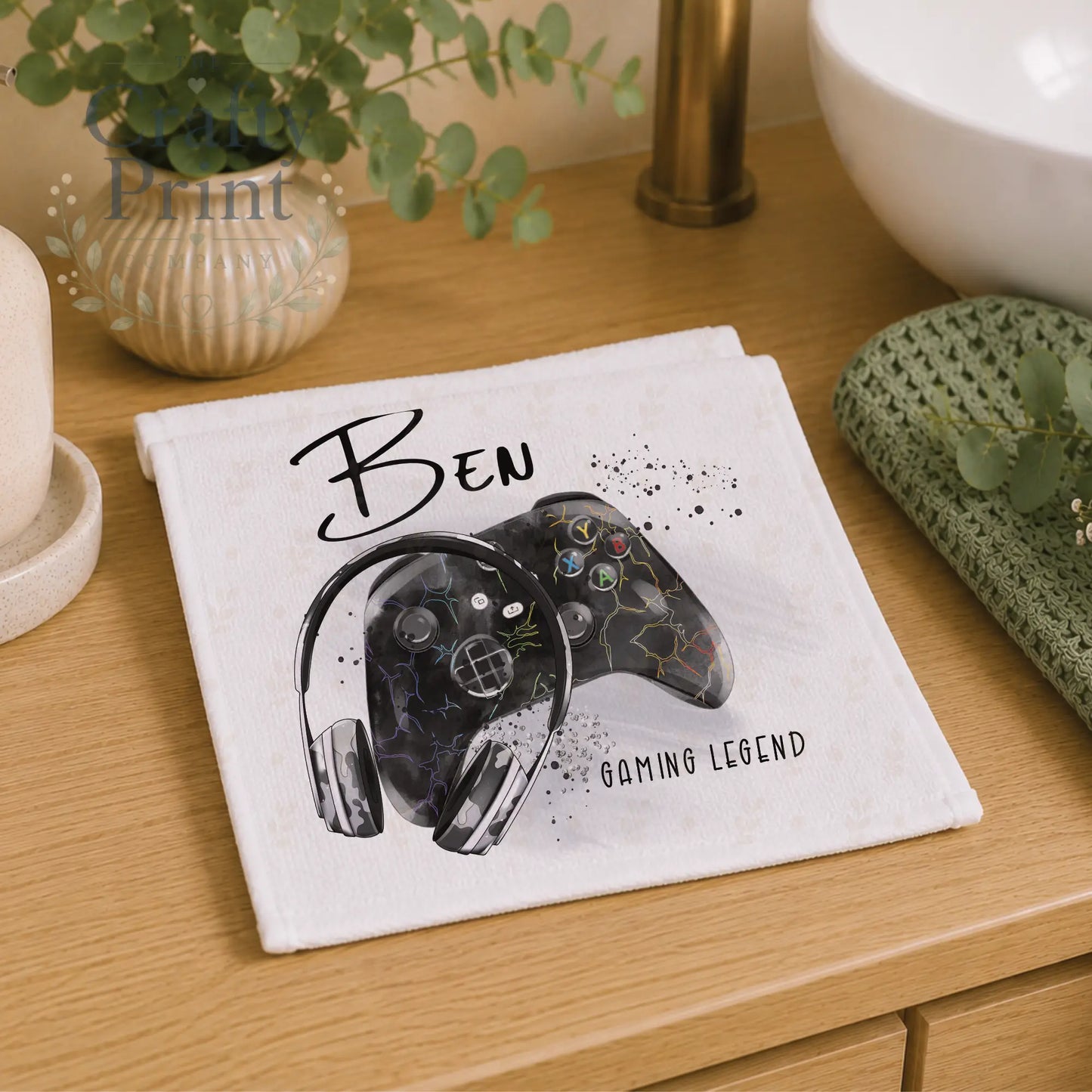 Personalised Xbox Controller Face Cloth