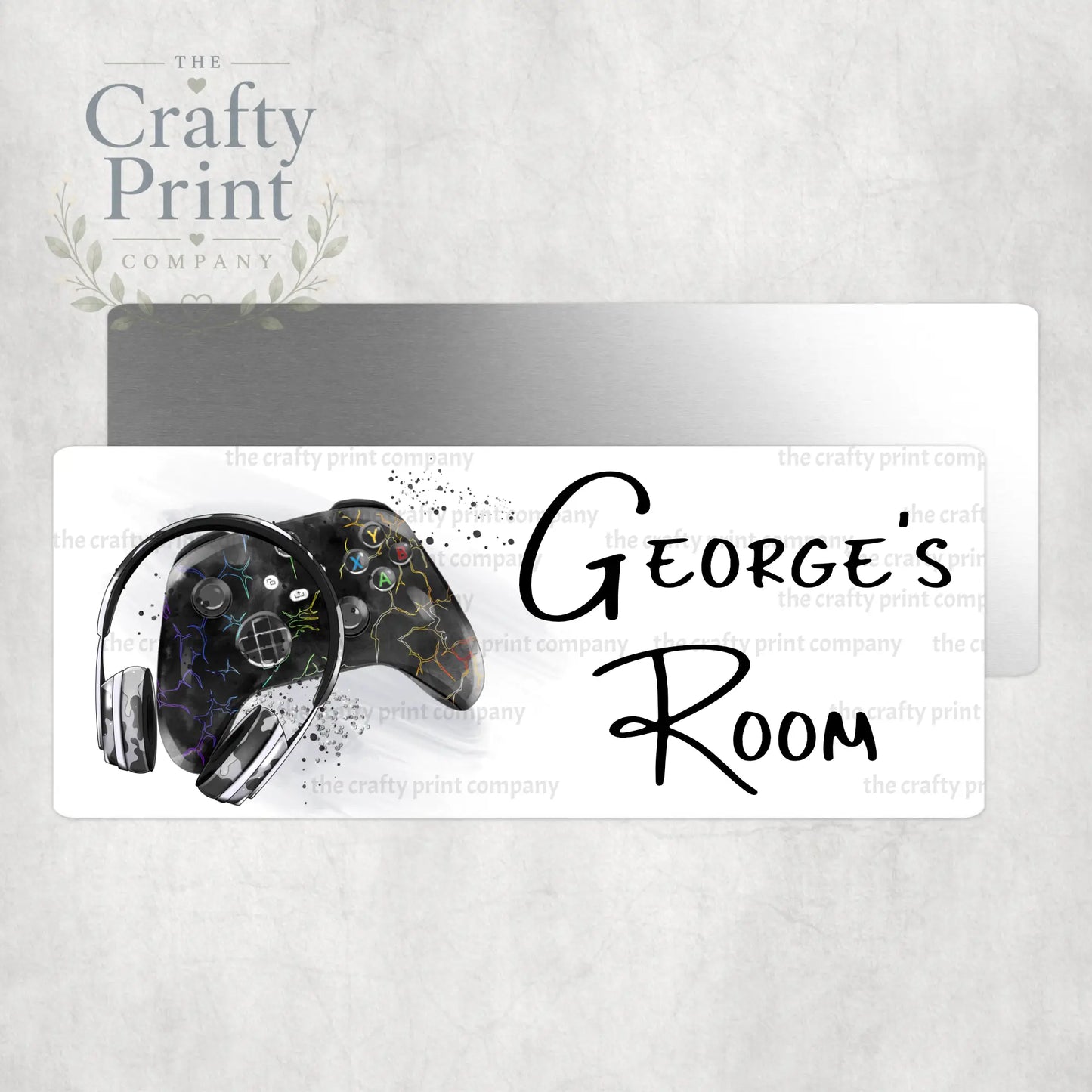 Personalised Xbox Metal Bedroom Door Sign