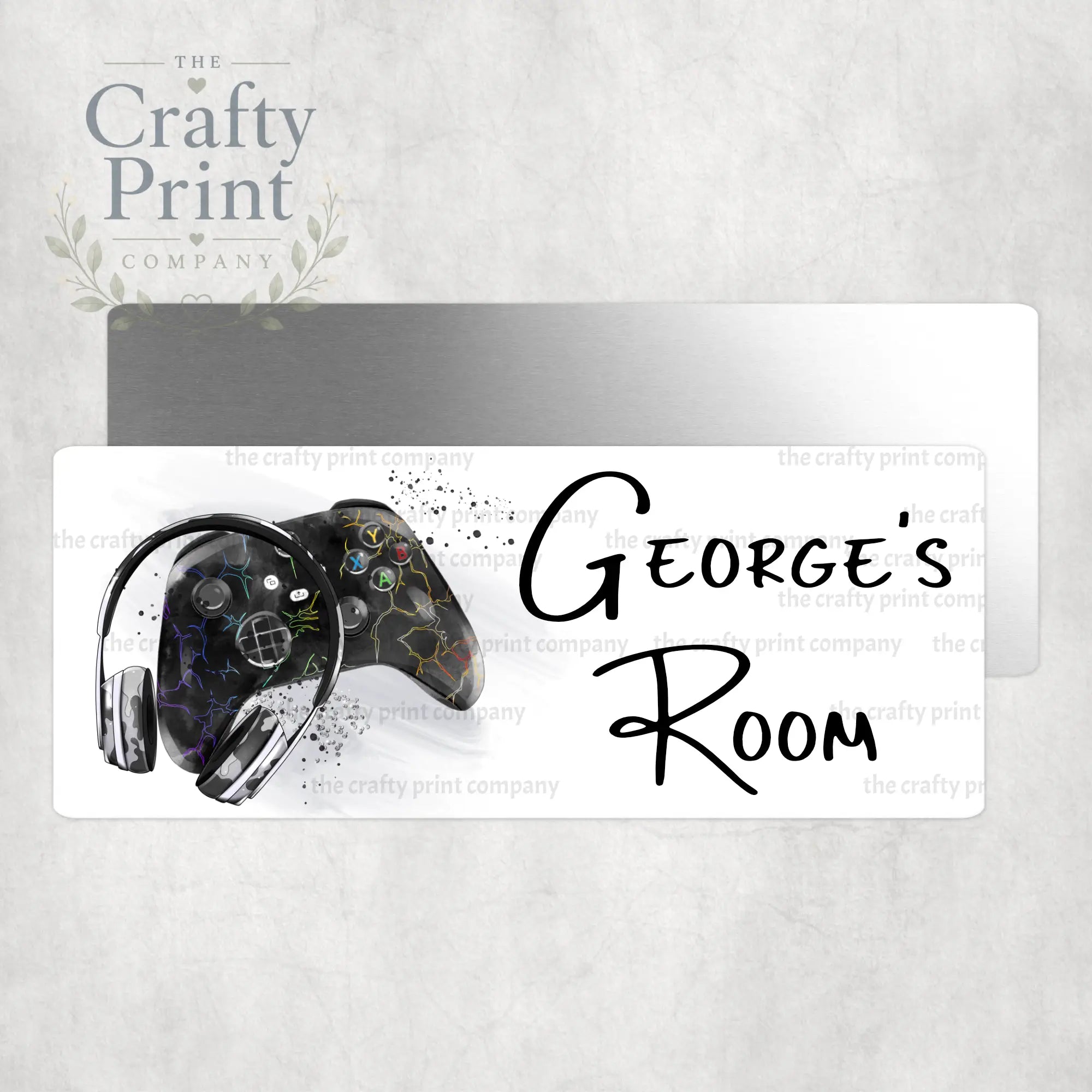 Personalised Xbox Metal Bedroom Door Sign