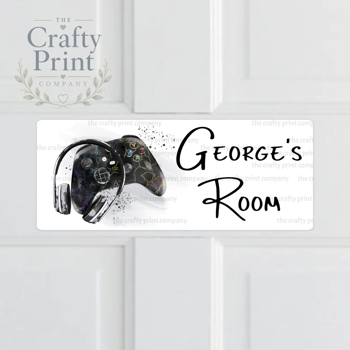 Personalised Xbox Metal Bedroom Door Sign