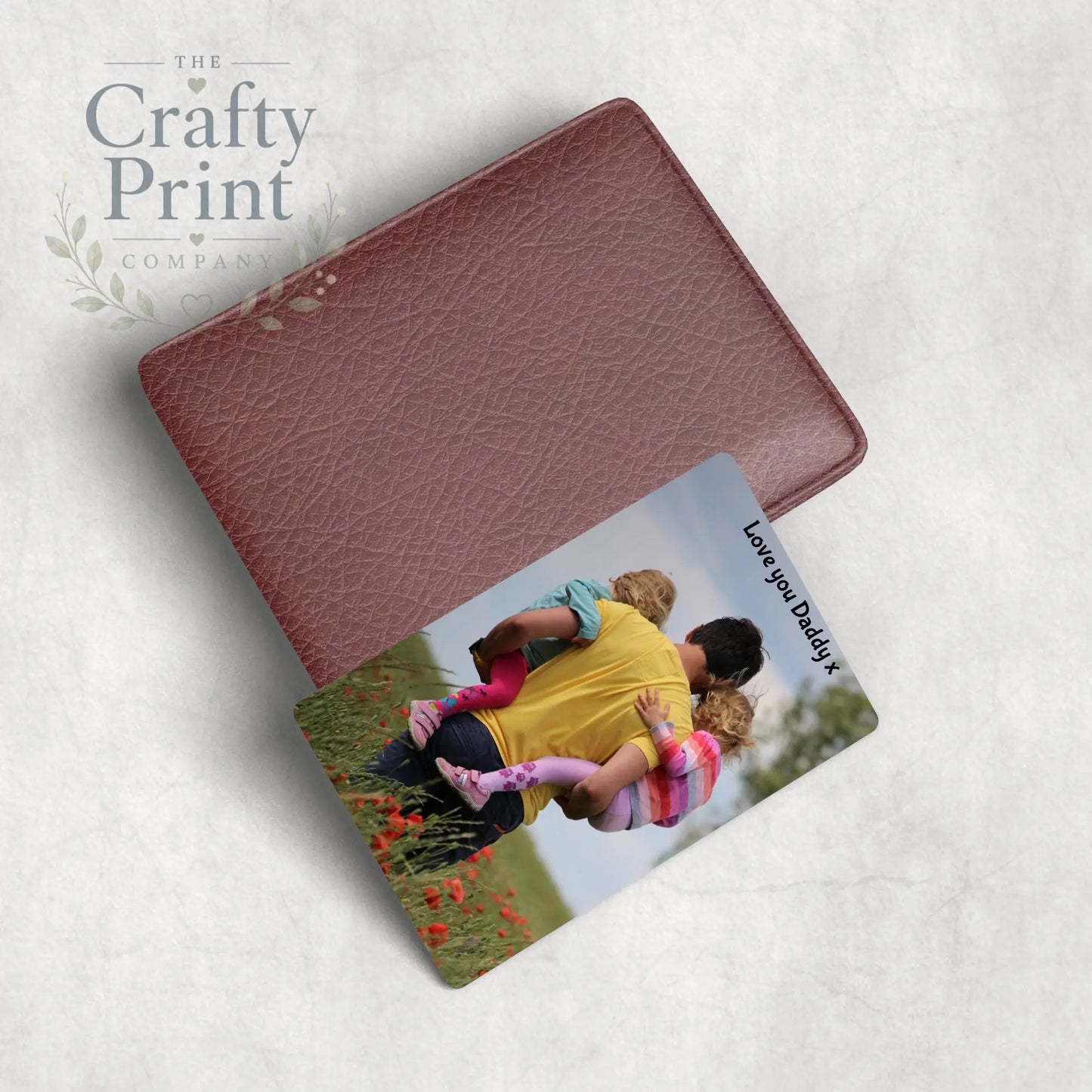 Photo Personalised Card for Purse or Wallet - Handbag &
