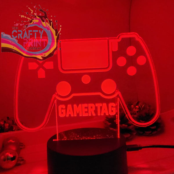 Playstation Gamer Tag LED Night Light