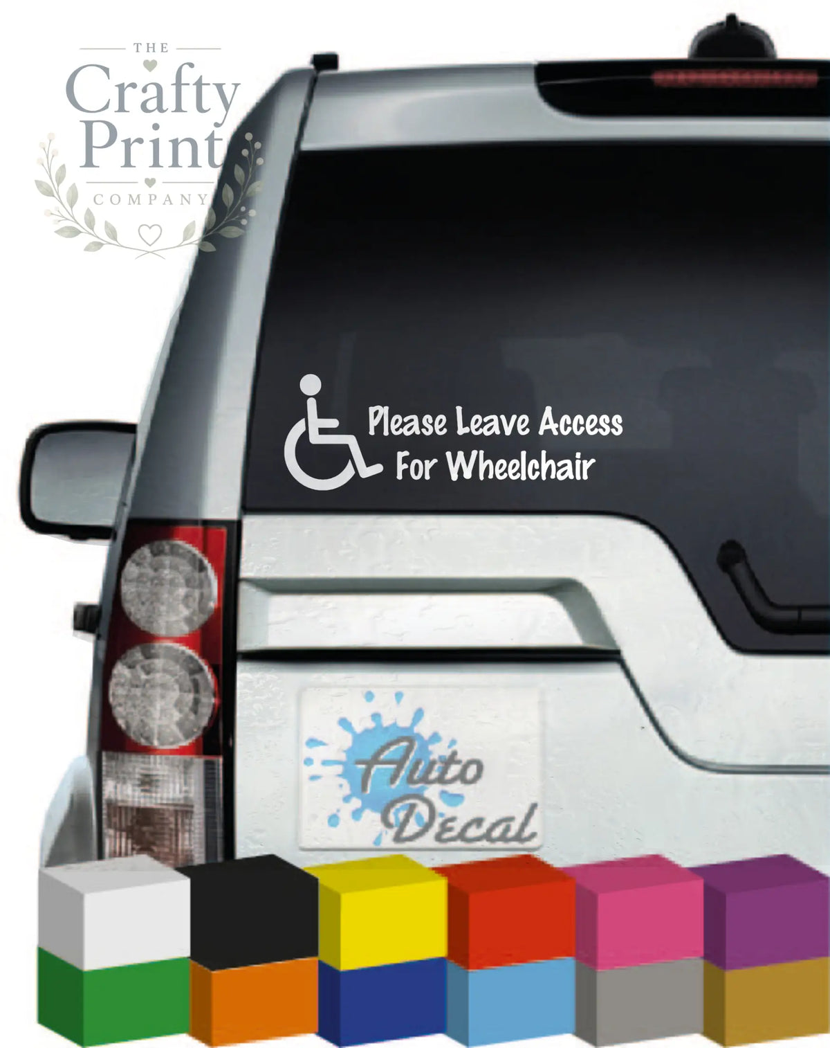 Please Leave Access For Wheelchair Car Sticker - Bumper