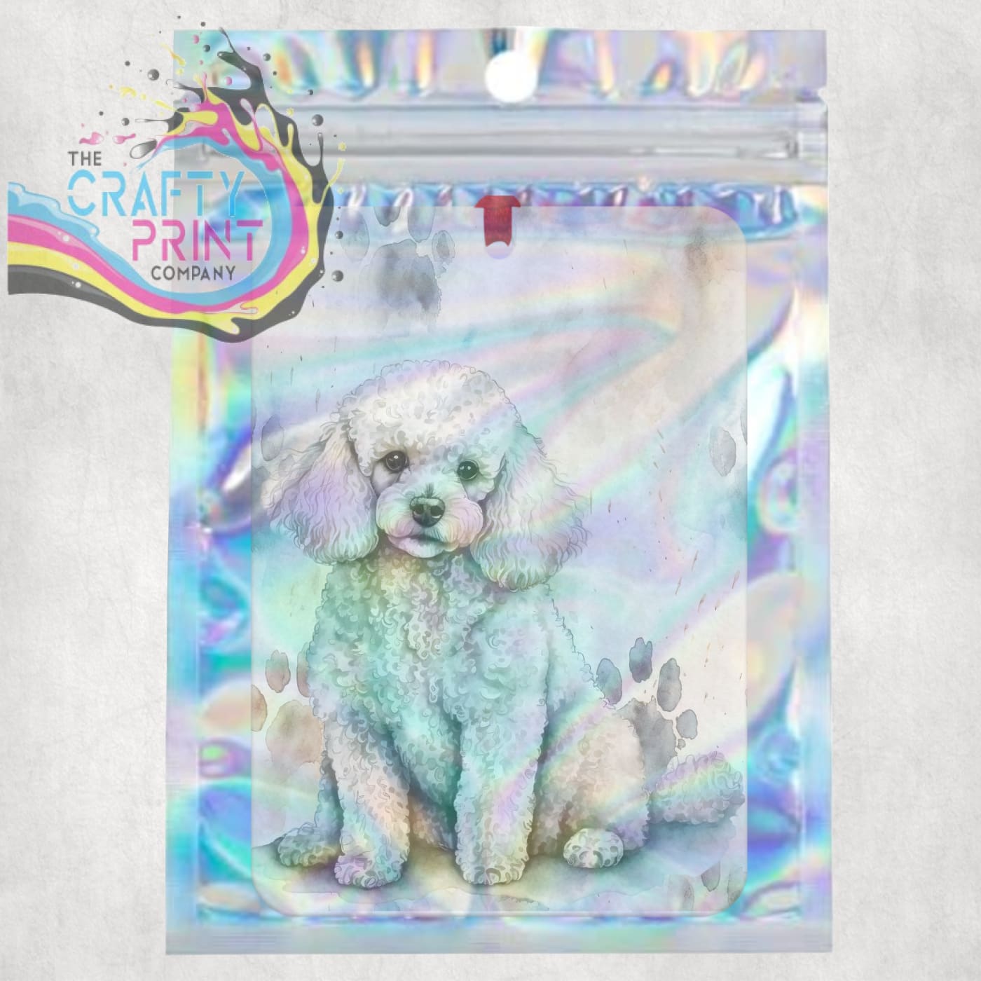 Poodle Paw Print Car Air Freshener - Vehicle Fresheners