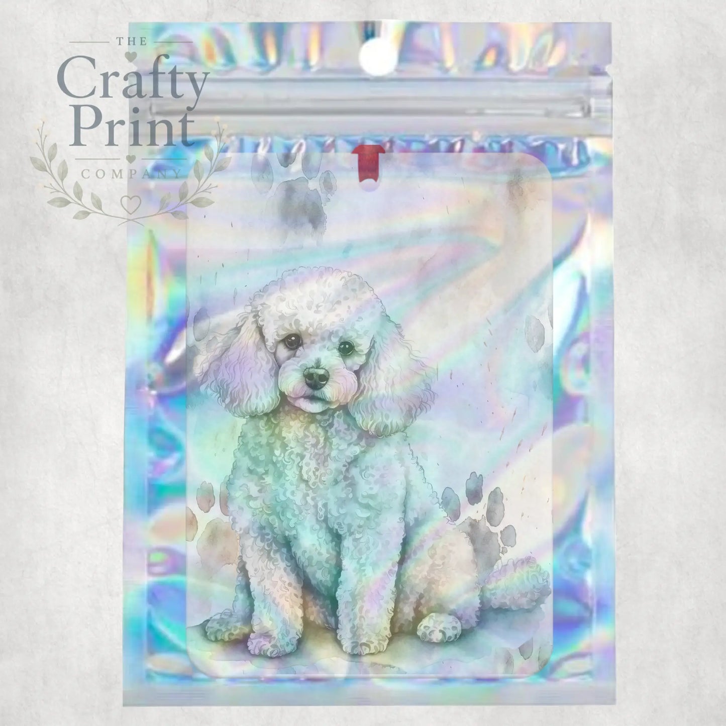 Poodle Paw Print Car Air Freshener - Vehicle Fresheners
