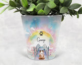 Rainbow Bridge Dog / Cat Memorial Plant Pot