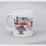 VE Day Girl Teddy Mug