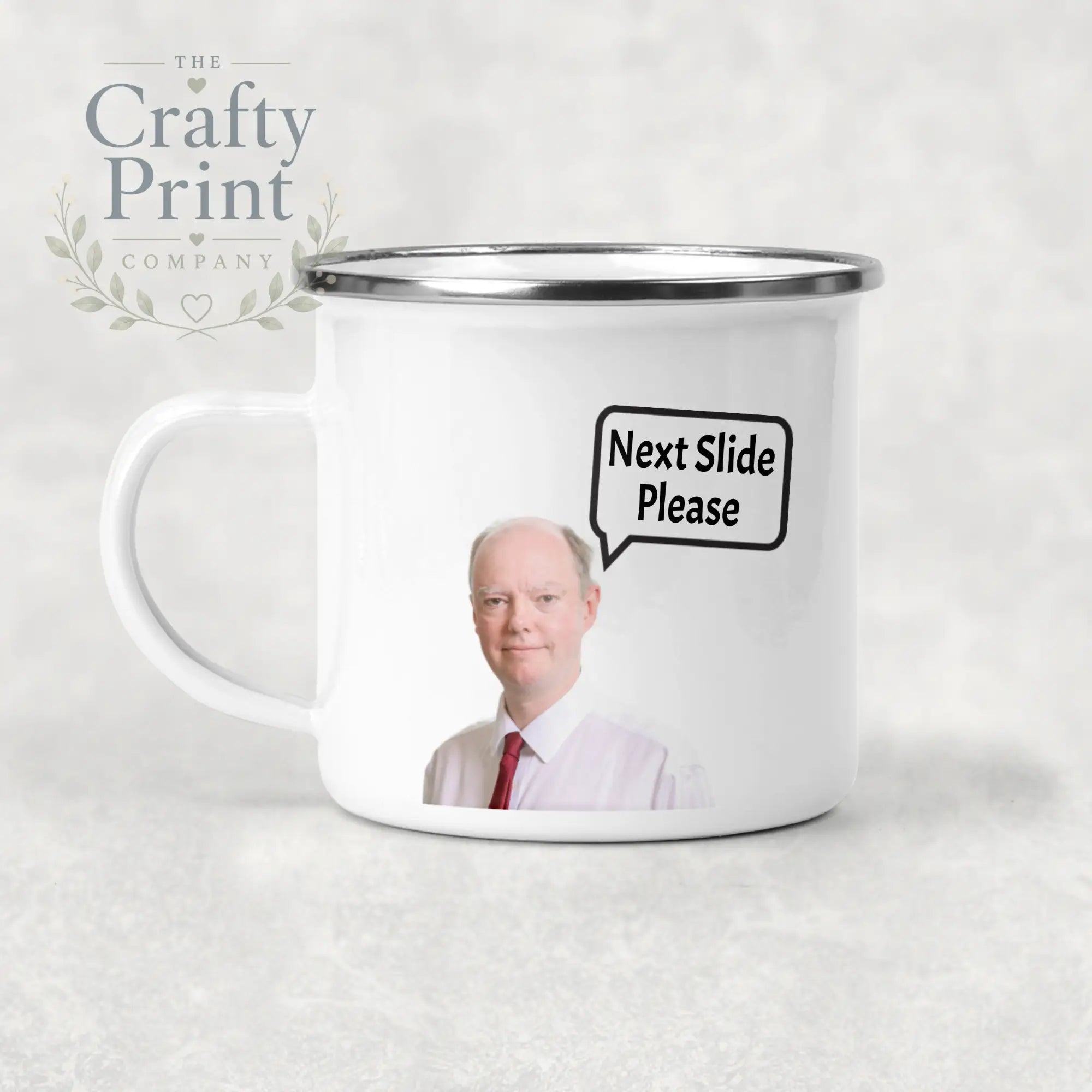 Professor Chris Witty Next Slide Please Mug - Enamel - Mugs
