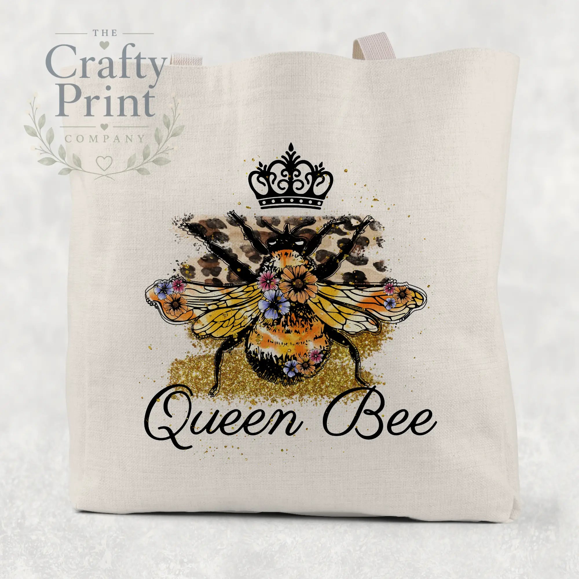 Queen Bee Cotton Tote Bag - Shopping Totes