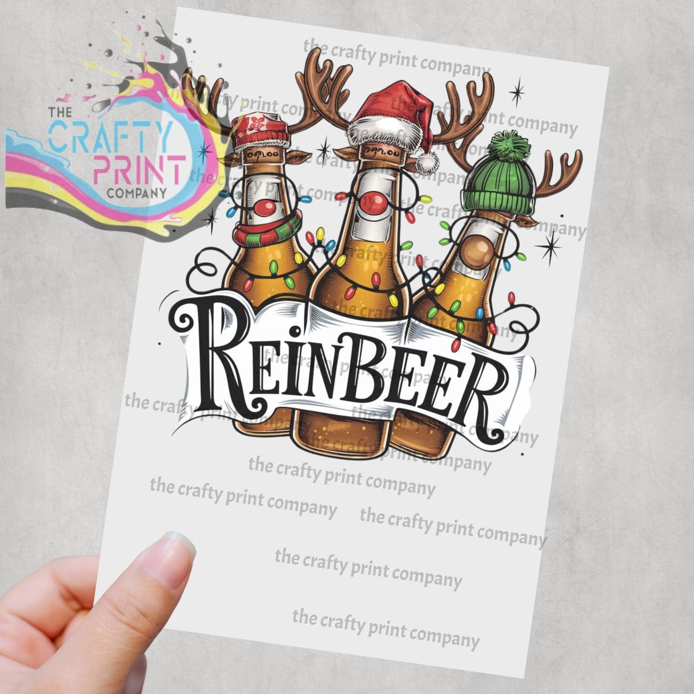 Reinbeer Sublimation Print - Posters Prints & Visual Artwork
