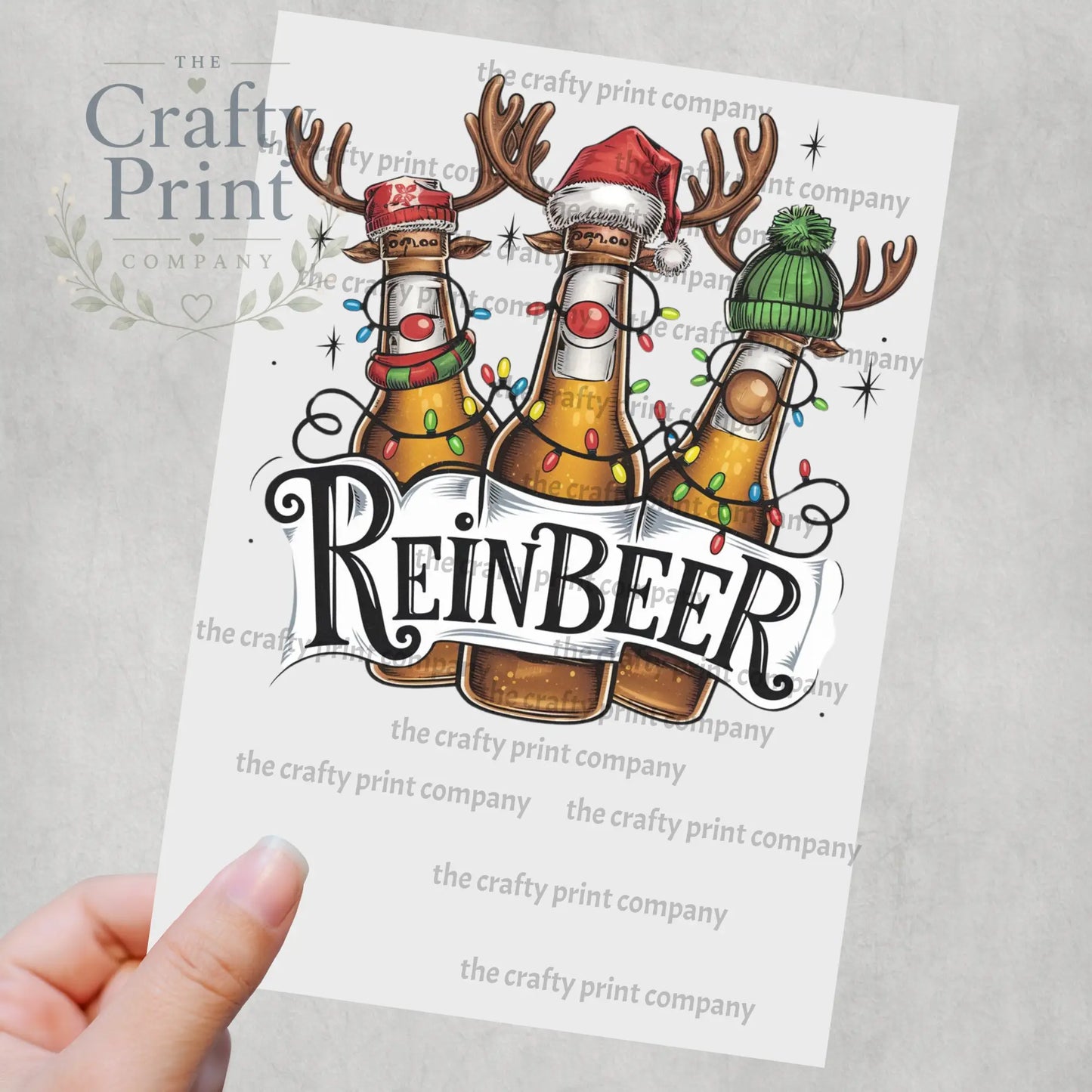 Reinbeer Sublimation Print - Posters Prints & Visual Artwork