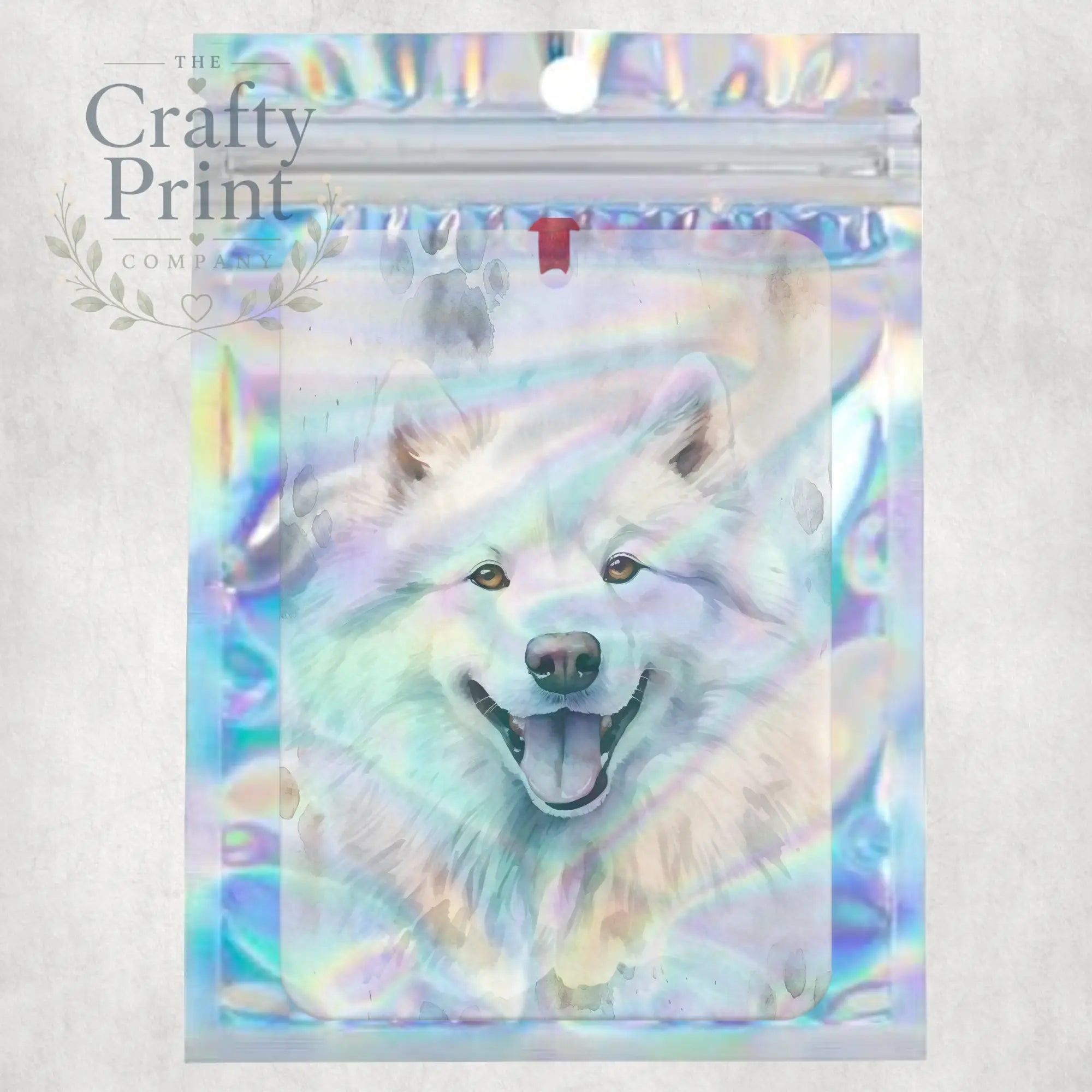 Samoyed Paw Print Car Air Freshener - Vehicle Fresheners