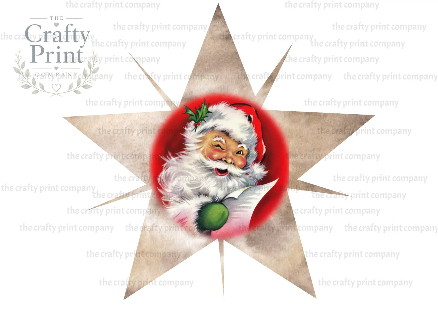 Santa Star Digital Download - Artwork