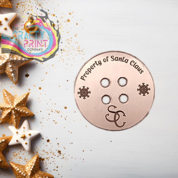 Santa’s Lost Button - Rose Gold