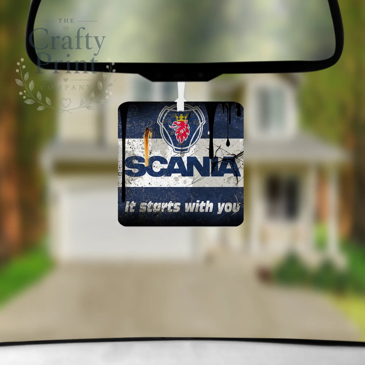 Scania Dirty Look Square Air Freshener with Fragrance