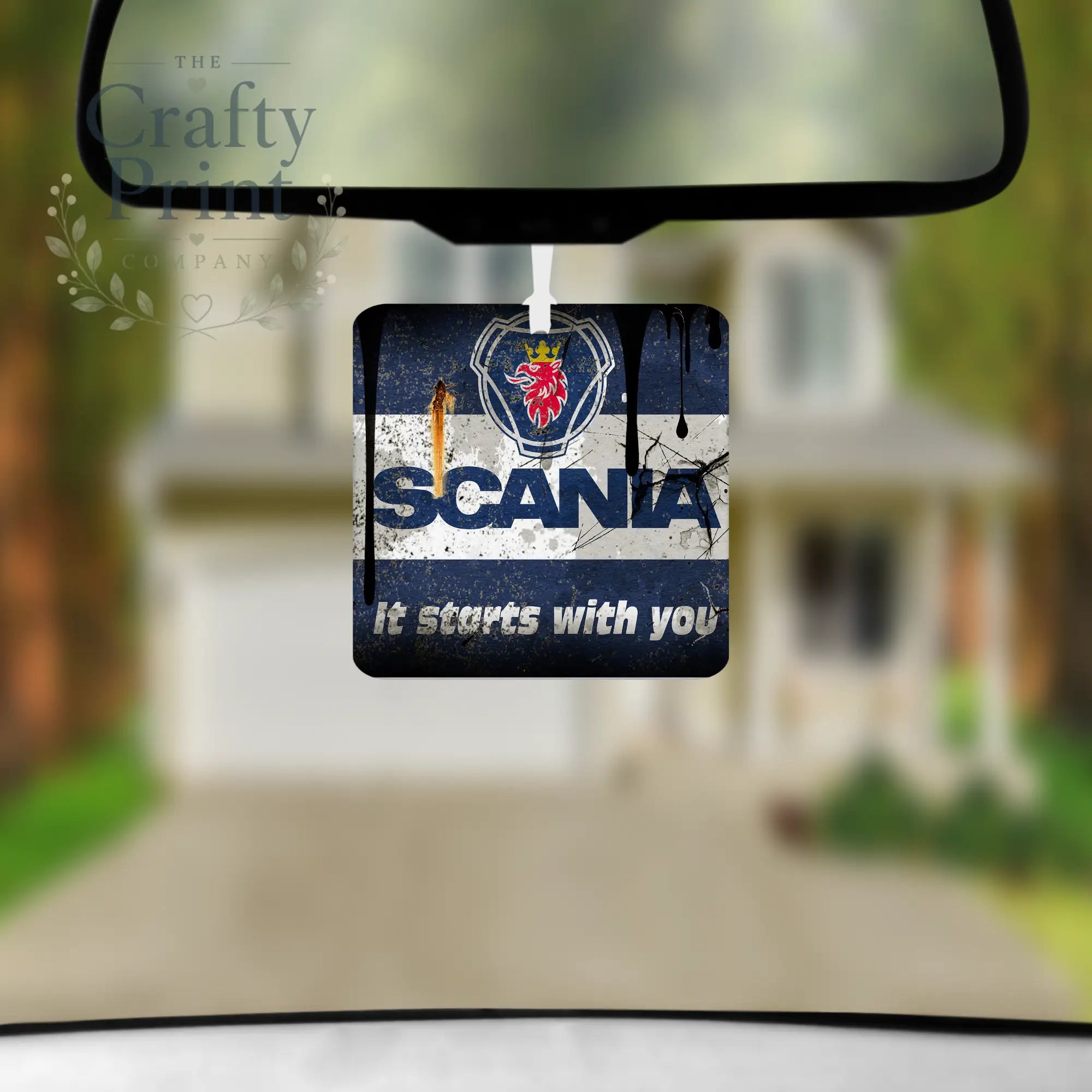 Scania Dirty Look Square Air Freshener with Fragrance