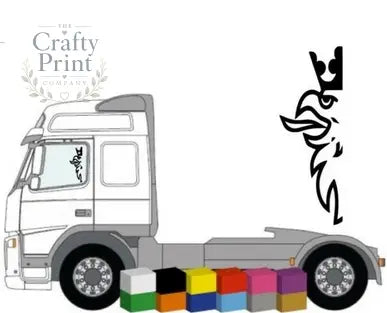 Scania (Griffin) Truck Side Window Stickers x 2 Decal Lorry