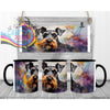 Schnauzer Mug - Black Handle & Inner - Mugs