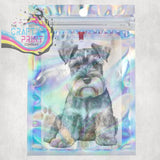 Schnauzer Paw Print Car Air Freshener - Vehicle Fresheners