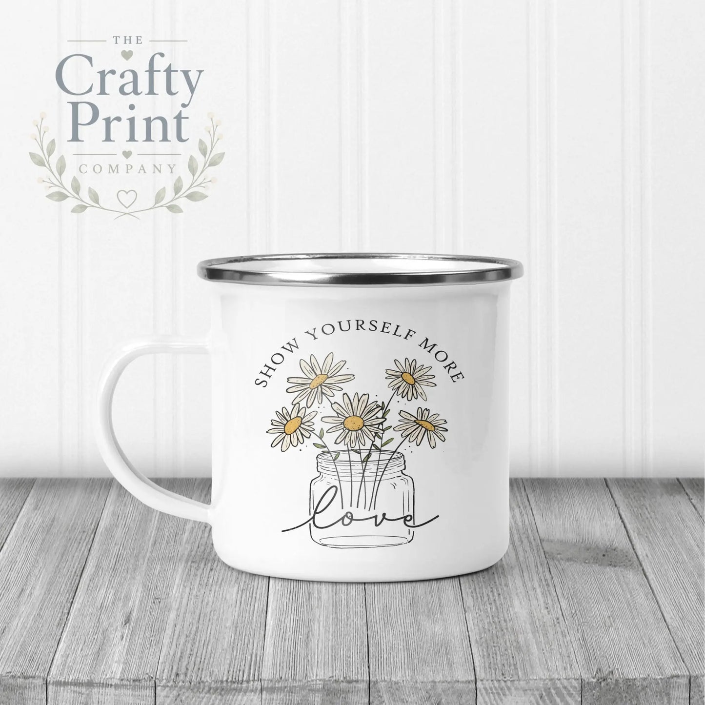 Show yourself more love Mug - Enamel - Mugs