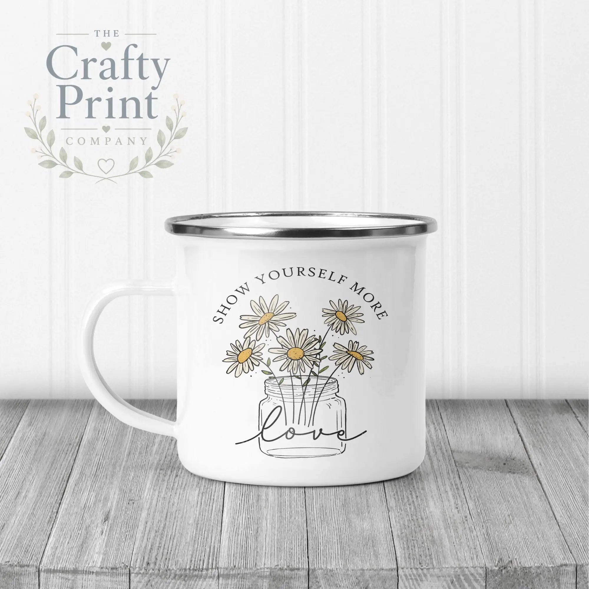 Show yourself more love Mug - Enamel - Mugs