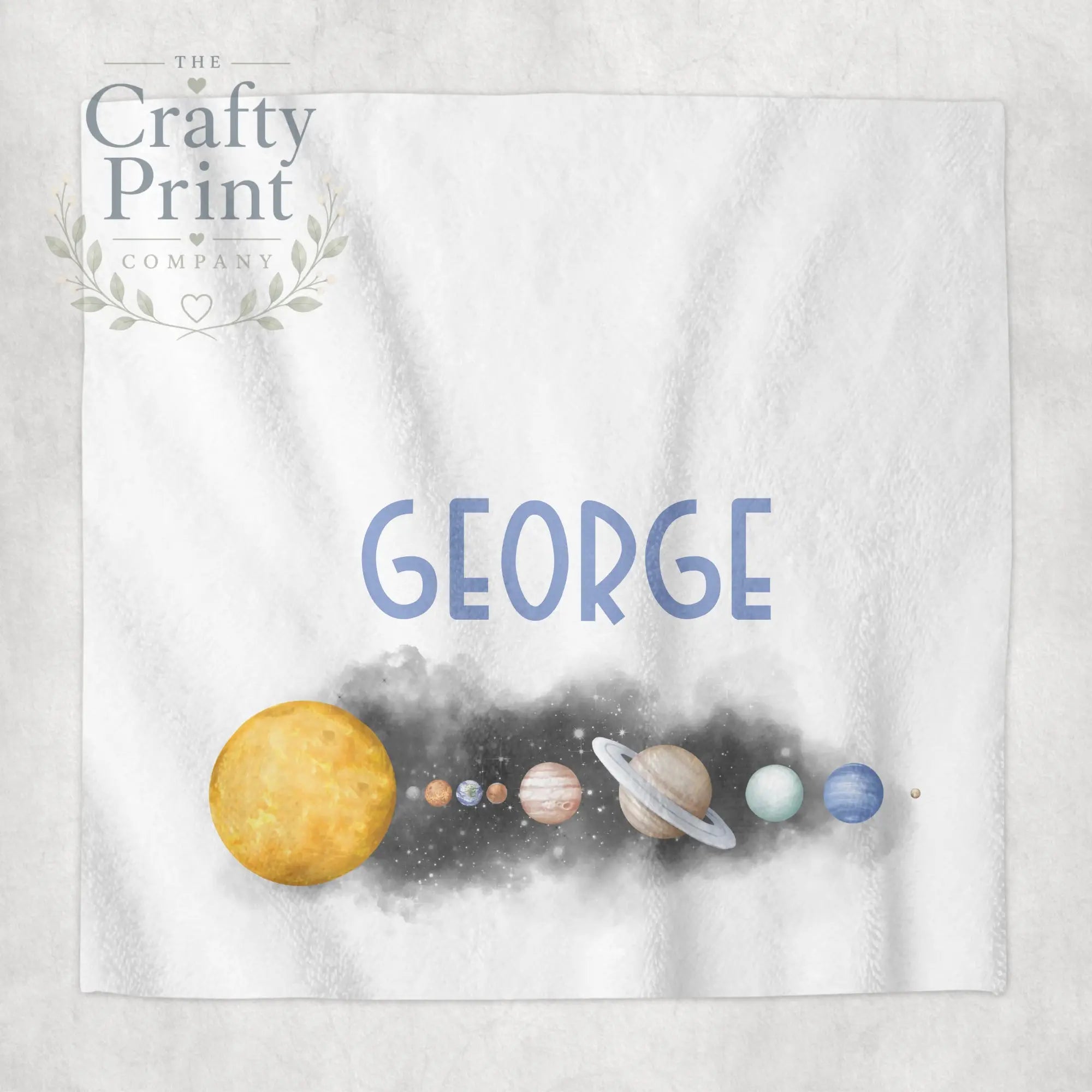 Solar System Personalised Face Cloth - Bath Towels &