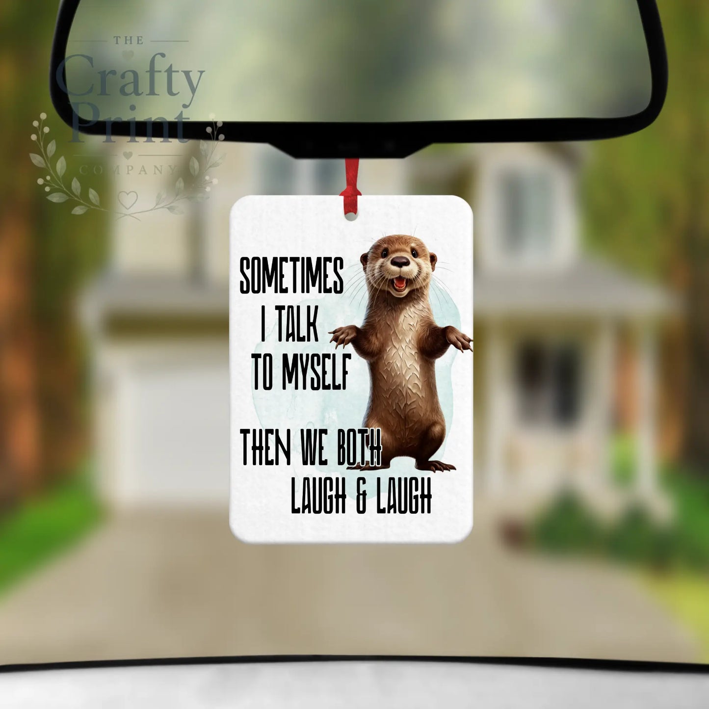 Sometimes I talk to myself Car Air Freshener - Vehicle