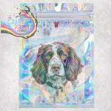 Springer Spaniel Paw Print Car Air Freshener - Vehicle