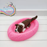 3D Printed Staffy Articulated Flexi Keyring/Fidget