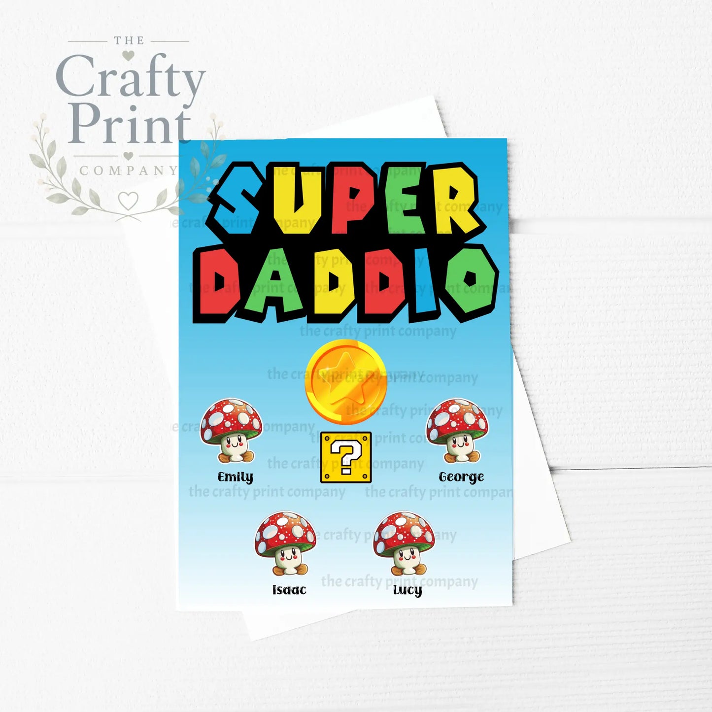 Super Daddio A5 Greeting Card - & Note Cards