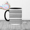 Sweary Mug Hidden Message - Black Handle & Inner - Mugs