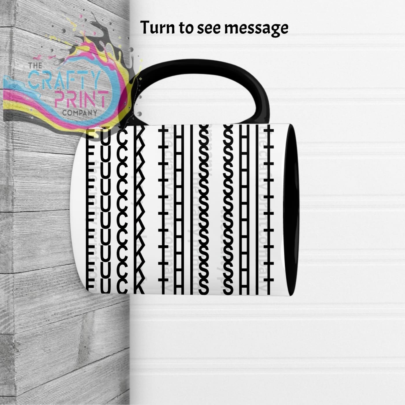 Sweary Mug Hidden Message - Mugs
