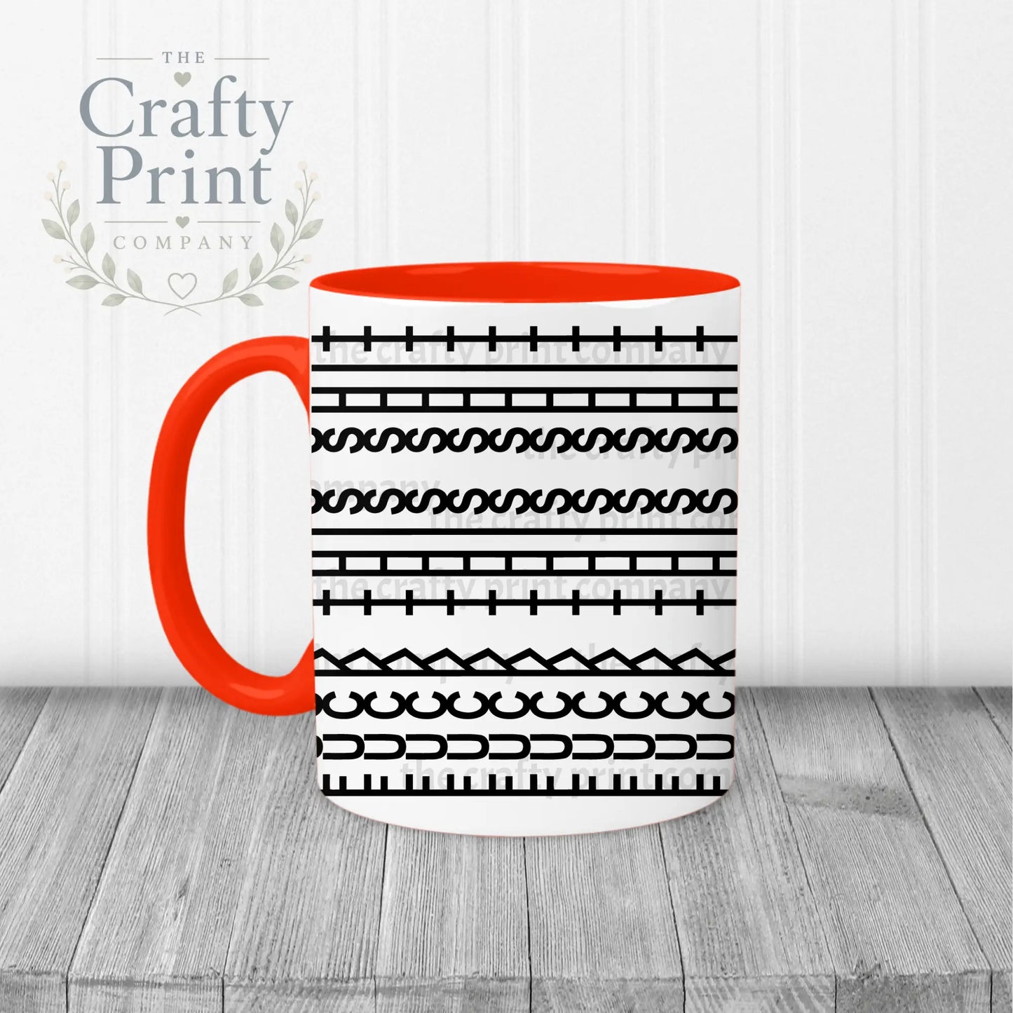 Sweary Mug Hidden Message - Red Handle & Inner - Mugs
