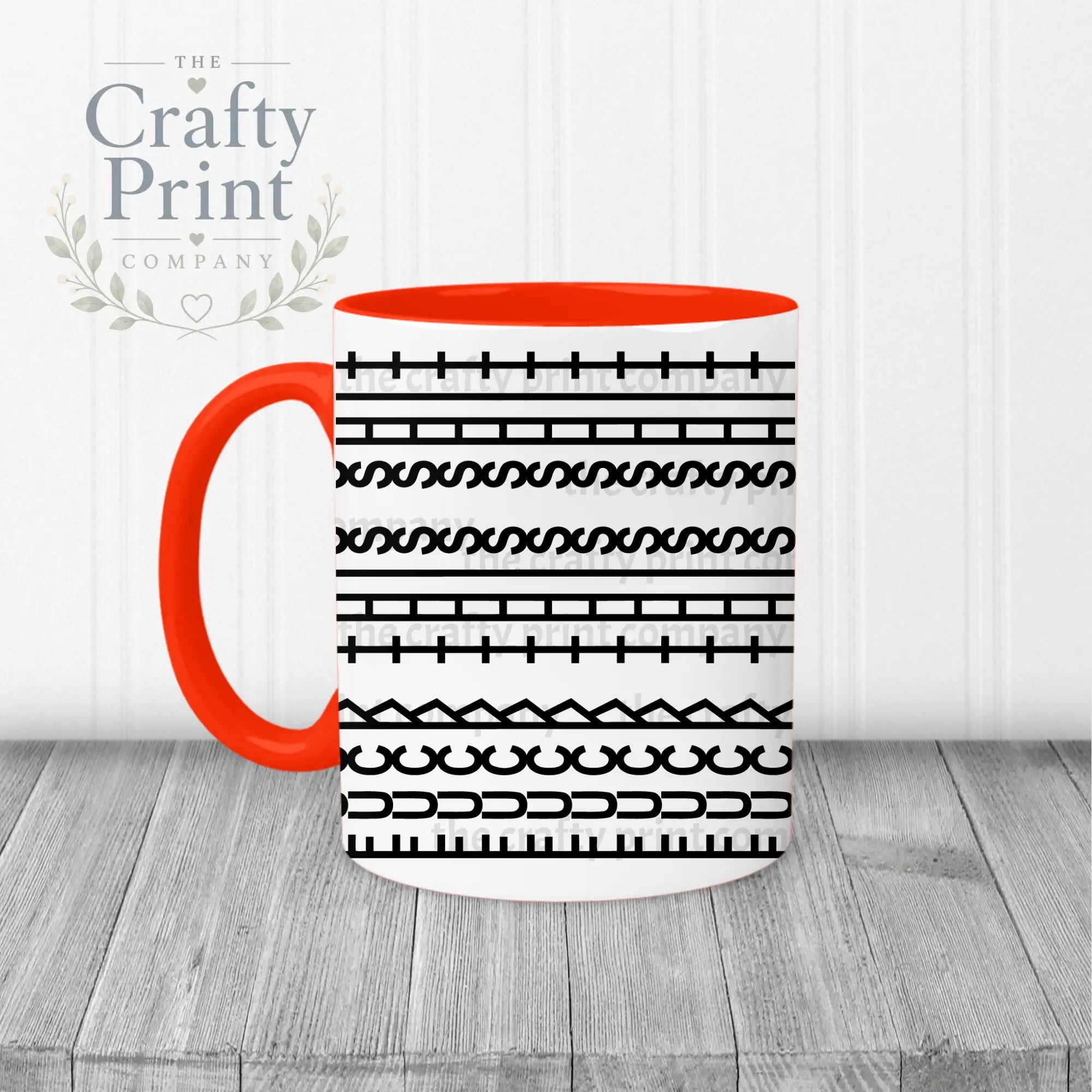 Sweary Mug Hidden Message - Red Handle & Inner - Mugs