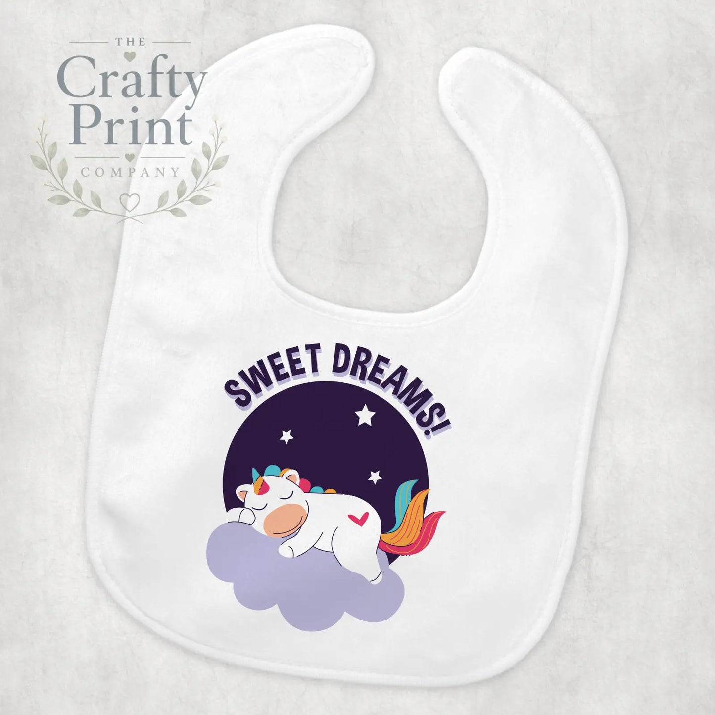 Sweet Dreams Unicorn Baby Bib - & Toddler Clothing