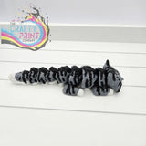 Tabby Cat Articulated Flexi Keyring / Fidget - Keychains