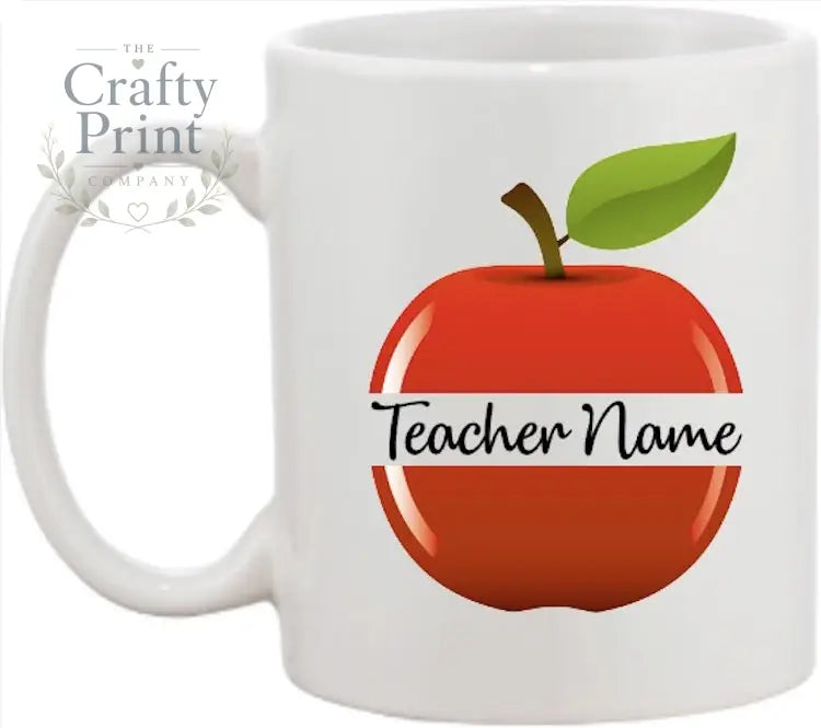 Teacher Apple Personalised Mug - Mugs