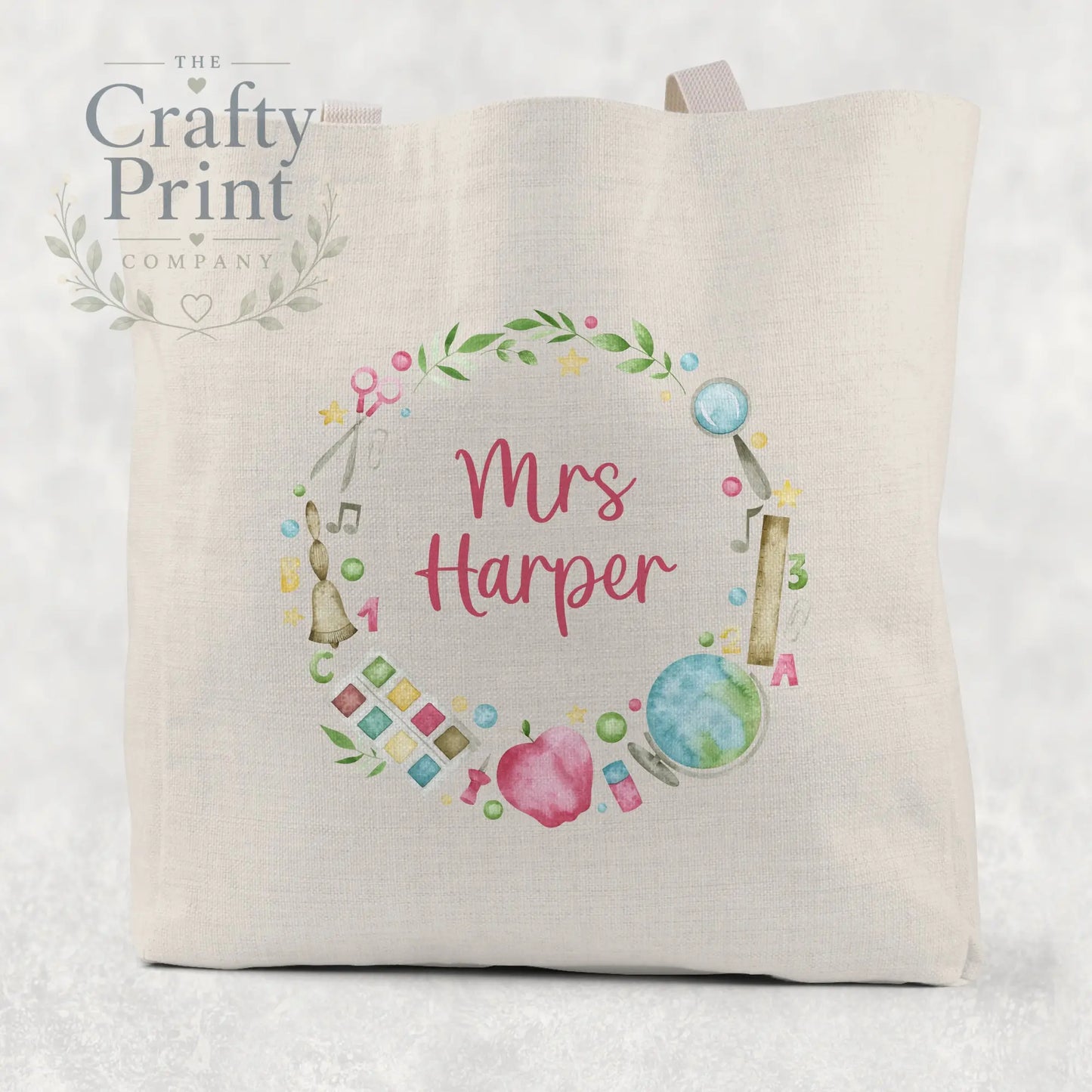 Teacher Frame Tote / Goodie Bag Personalised - Gift Bags