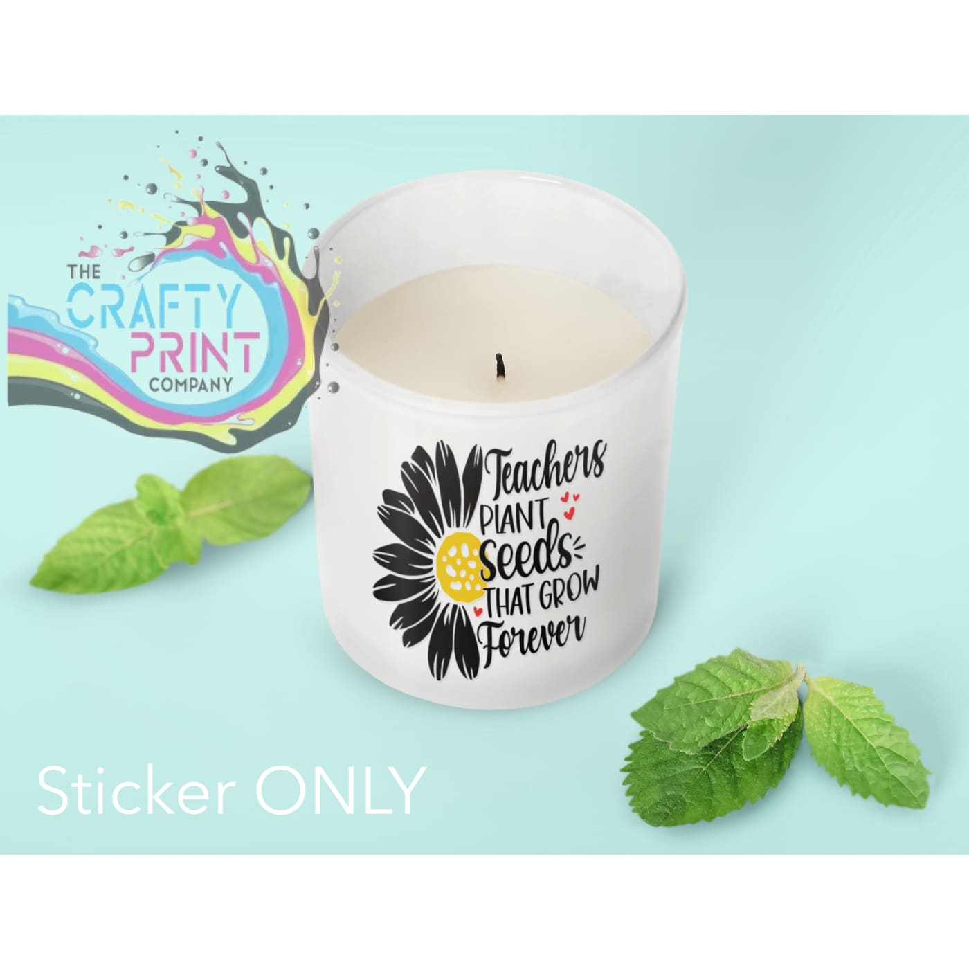 Teachers Plant Seeds That Grow Forever UV DTF Sticker –
