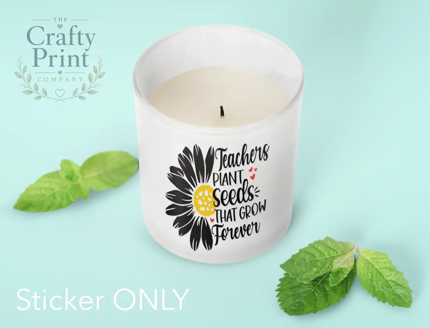 Teachers Plant Seeds That Grow Forever UV DTF Sticker –