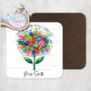 Thank You Best Teacher Ever Hand Print Coaster - Coasters
