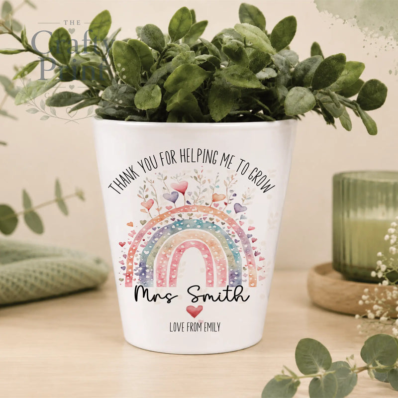 Thank you for helping me to grow Rainbow Heart Plant Pot