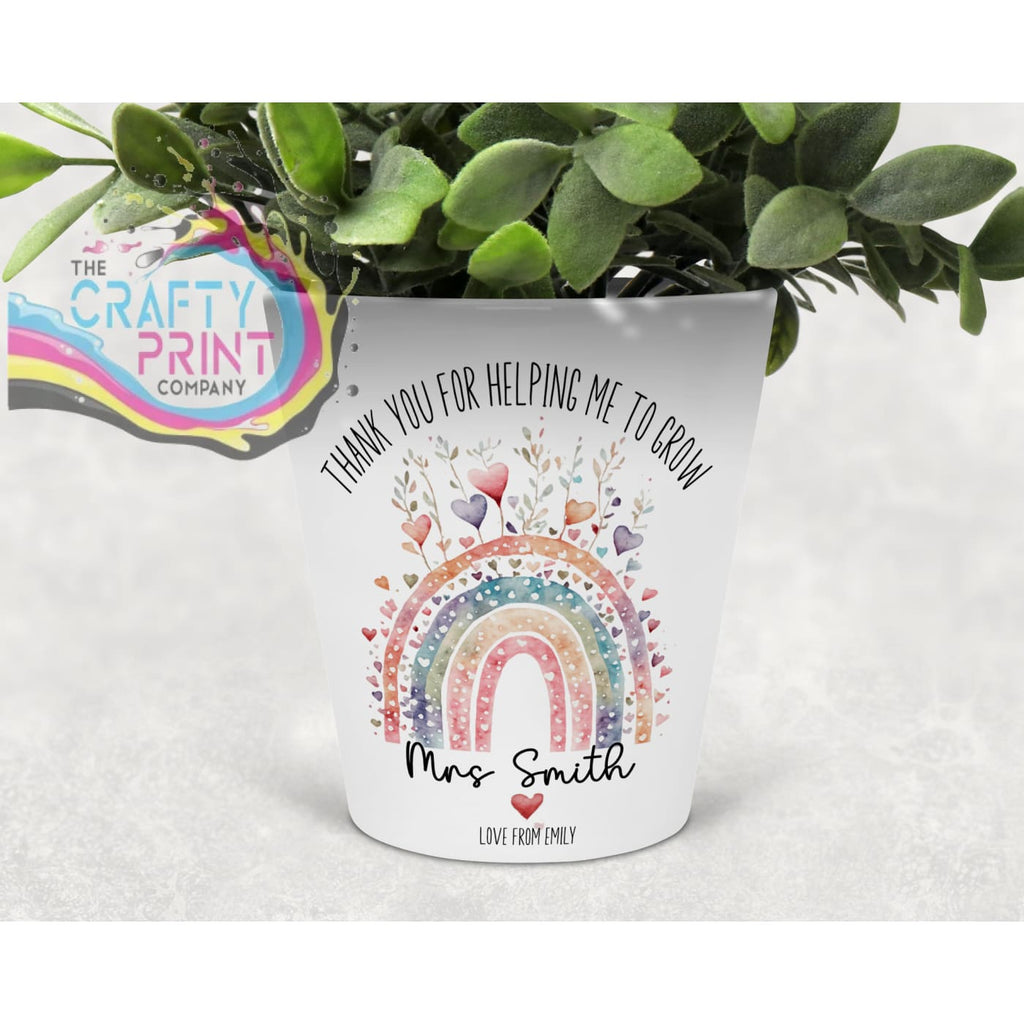 Thank you for helping me to grow Rainbow Heart Plant Pot