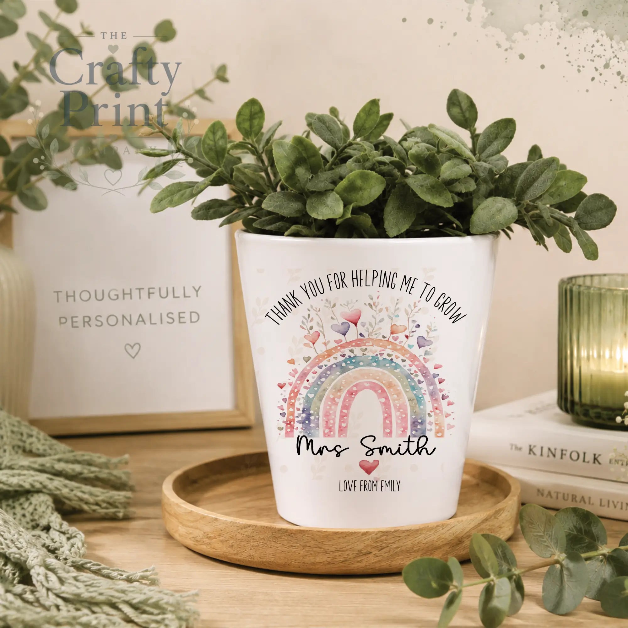 Thank you for helping me to grow Rainbow Heart Plant Pot