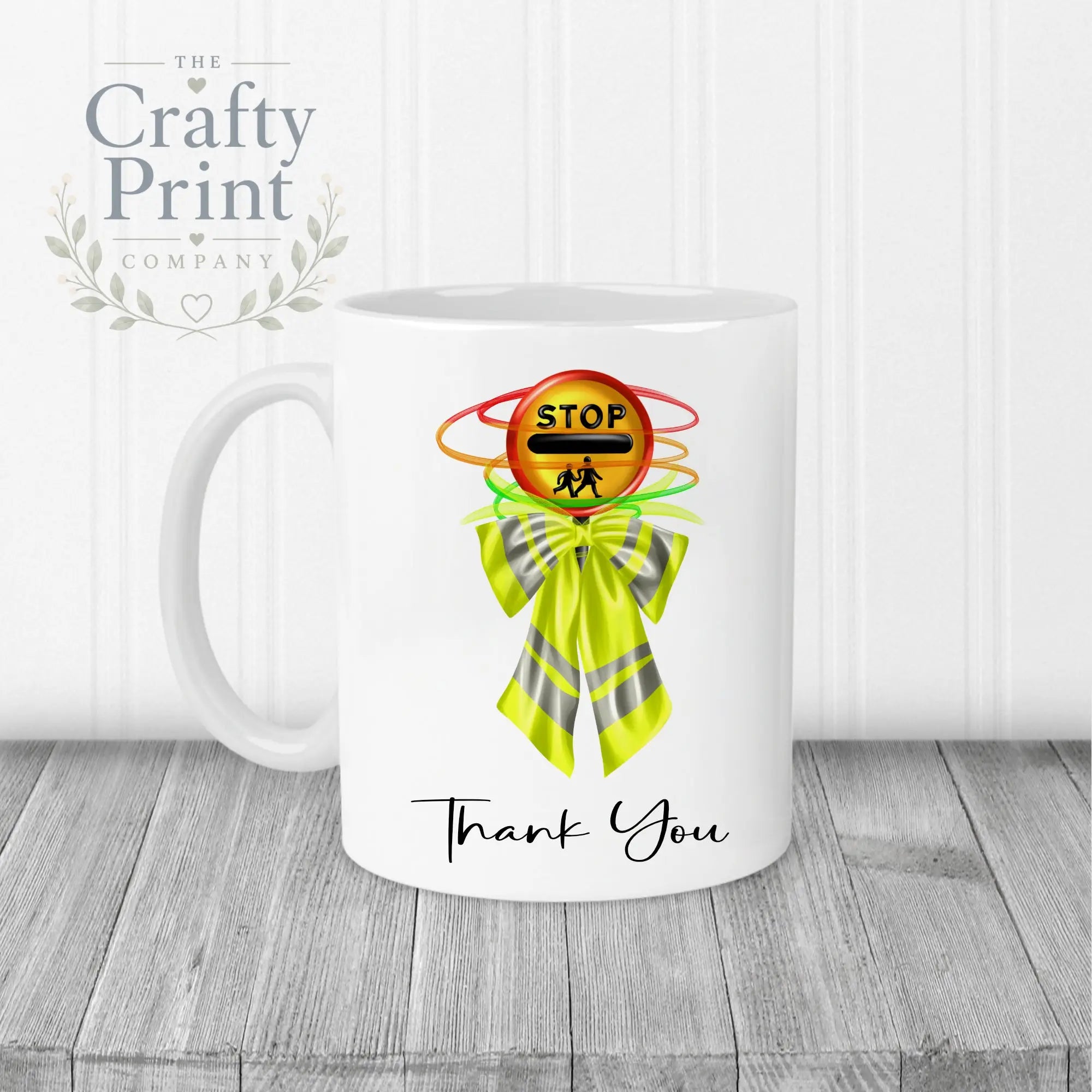Thank You Lollipop Lady Mug - White Handle & Inner - Mugs