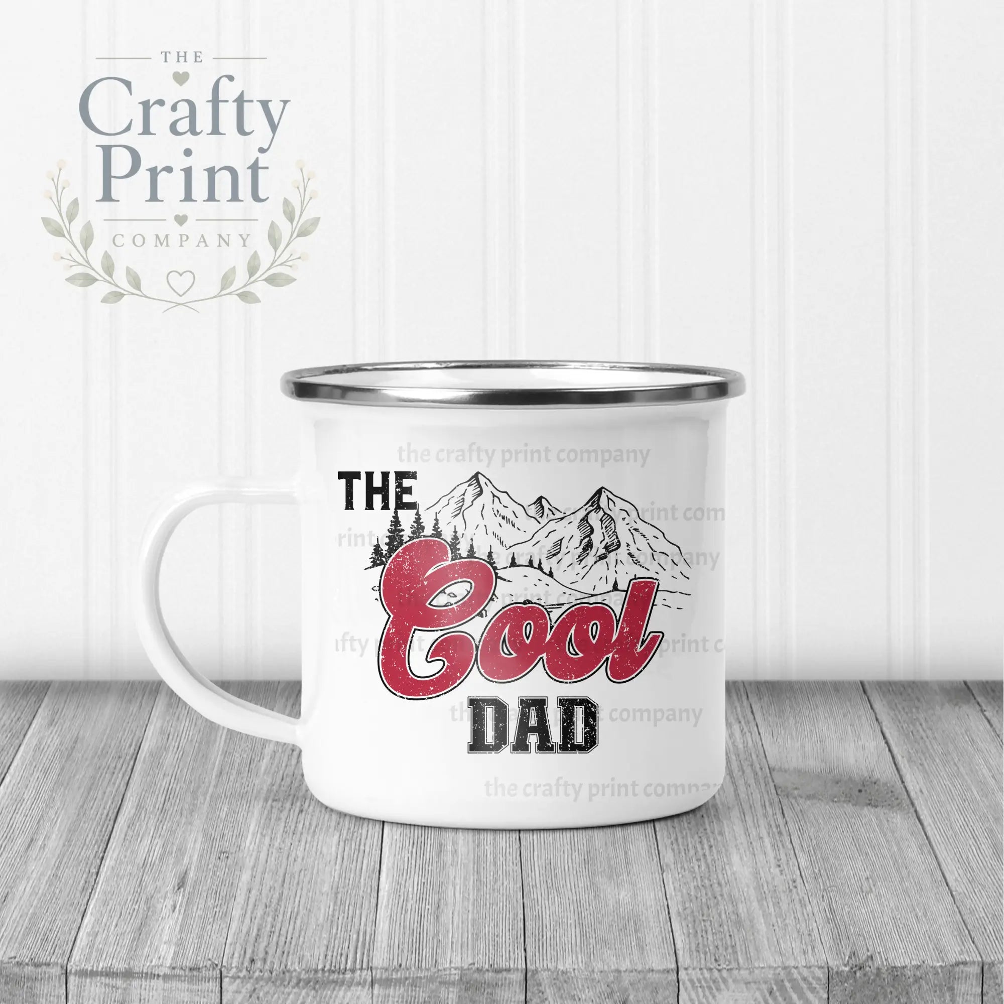 The Cool Dad Mug - Enamel - Mugs